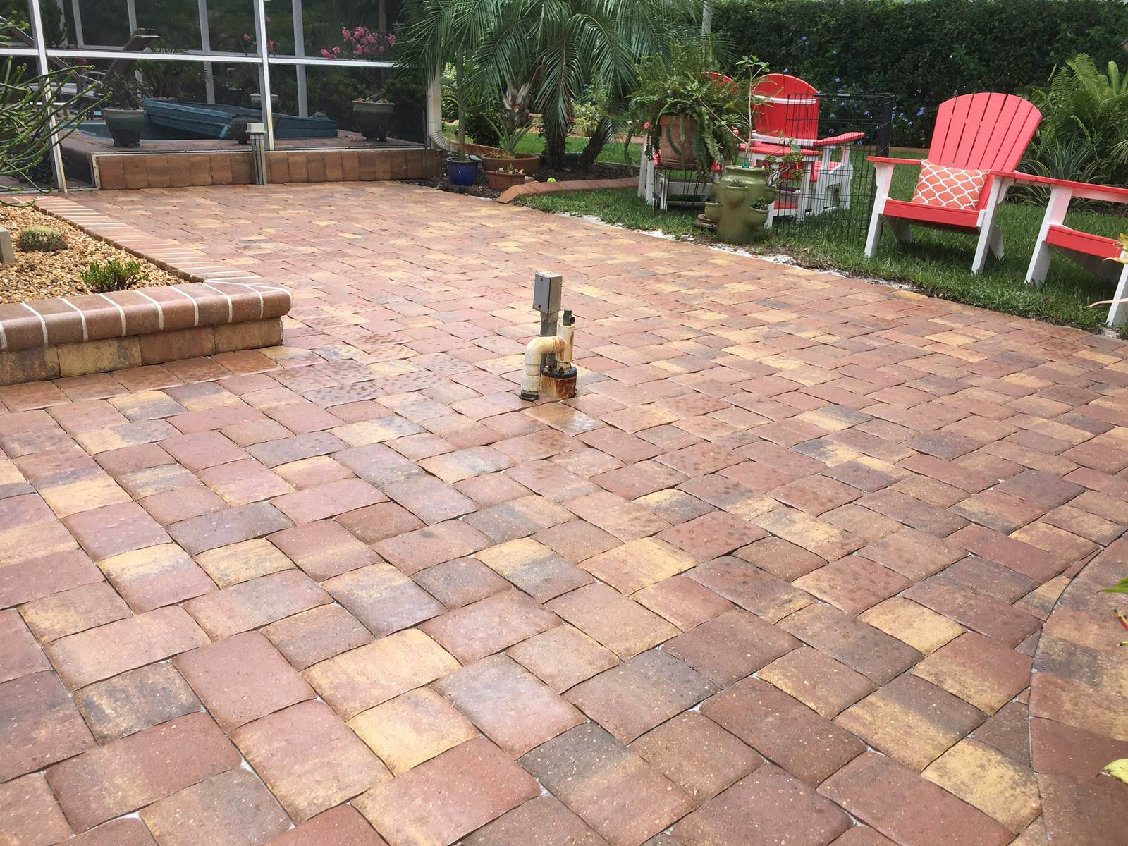 Paver driveway installation in Sarasota